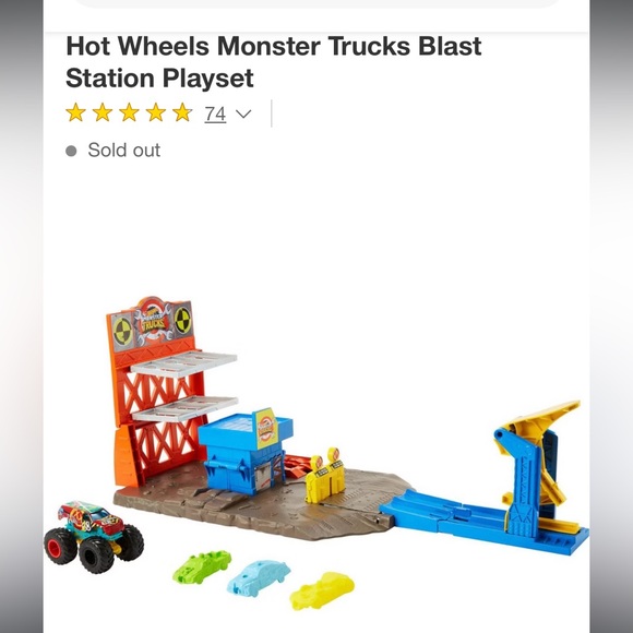 Monster Trucks Blast Station Playset - Picture 1 of 5